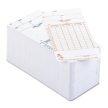 Acroprint® Time Clock Cards For Acroprint Atr120, Two Sides, 3.5 X 7, 250-pack freeshipping - TVN Wholesale